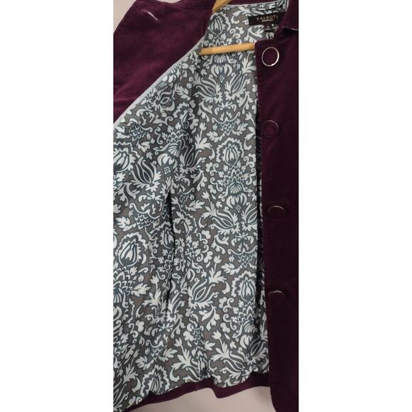 Talbots Dark Purple Lined Corduroy Jacket 10 Classic Office Whimsygoth - Picture 12 of 16